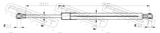 Febest 02117-012 Hood Gas Strut (With End Damping) L372/320N