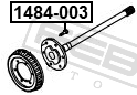 Febest 1484-003 Wheel Stud