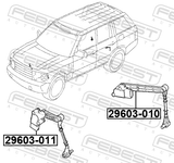 Febest 29603-011 Front Level Sensor