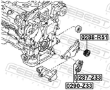 Febest 0287-Z33 Tension Pulley