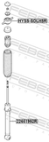 Febest HYSS-SOLH5R Rear Shock Absorber Mounting