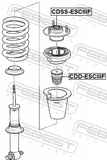 Febest CDSS-ESCIIIF Front Shock Absorber Mounting