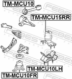 Febest TM-MCU10 Right Engine Mount