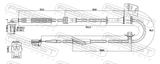Febest 12606-018 ABS Sensor Rear Right