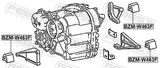 Febest BZM-W463F Transfer Gear Box Mount