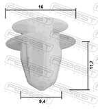 Febest 88570-123 Retainer Clip