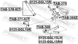 Febest TAB-371-KIT Rear Trasverse Rod Bushing Kit
