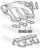 Febest 01402-001 Intake Manifold Gasket