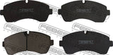 Febest 1601-906F Pad Kit, Disc Brake, Front
