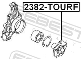 Febest 2382-TOURF Front Wheel Hub