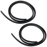 APDTY 179033 Rubber Door Weatherstrip Set 2012-2018 Ford Focus Front Pair