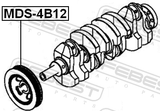 Febest MDS-4B12 Crankshaft Pulley 4B12