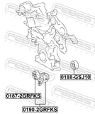 Febest 0190-2GRFKS Belt Tensioner