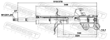 Febest 02666608FL Shock Absorber Front Left