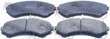 Febest 0401-V75F Pad Kit, Disc Brake, Front