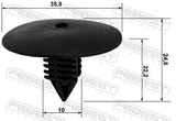Febest 88570-003 Retainer Clip