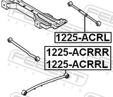 Febest 1225-ACRL Rear Lateral Link