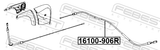 Febest 16100-906R Parking Brake Cable