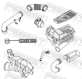 Febest 23450-004 Air Cleaner Hose
