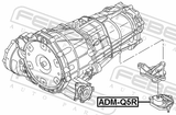 Febest ADM-Q5R Rear Transmission Mount
