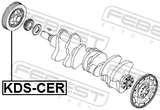 Febest KDS-CER Crankshaft Pulley