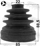 Febest 0515-BK23LHT Boot Inner CV Joint Kit 85X88.5X22
