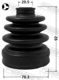 Febest 0815-B9 Boot Inner CV Joint Kit 70.3X92X20.5