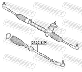 Febest 2322-UP Steering Tie Rod