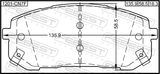 Febest 1201-CN7F Pad Kit, Disc Brake, Front - Kit