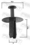 Febest 88570-171 Retainer Clip