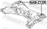 Febest NAB-Z12R Subframe Rear Bushing