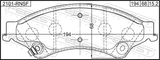Febest 2101-RNGF Pad Kit, Disc Brake, Front - Kit