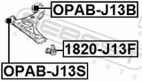 Febest 1820-J13F Ball Joint Front Lower Arm