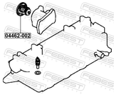 Febest 04462-002 Thermostat 82°C