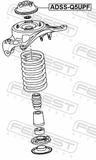 Febest ADSS-Q5UPF Front Shock Absorber Mounting