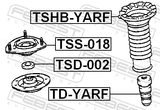 Febest TD-YARF Front Shock Absorber Jounce Bumper