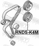 Febest RNDS-K4M Camshaft Dephaser Pulley K4M