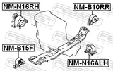 Febest NM-B10RR Rear Engine Mount