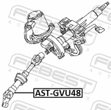 Febest AST-GVU48 Lower Intermediate Steering Shaft