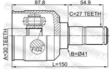 Febest 1211-ELANHD Inner CV Joint 30X41X27