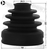 Febest 0115-GSX30RHT Boot Inner CV Joint Kit 84X85X26.5