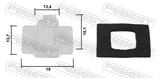 Febest 88570-189 Retainer Clip
