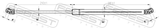 Febest 02117-010 Trunk Gas Strut (With End Damping) L510/475N