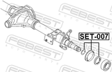Febest SET-007 Ring ABS (Set)