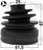 Febest 0415-CY4ALHT Boot Inner CV Joint Kit 81.5X87X25