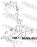 Febest 2320-T4 Ball Joint Front Lower Arm
