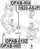 Febest OPAB-004 Steering Knuckle Bushing