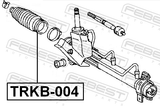 Febest TRKB-004 Steering Gear Boot