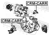 Febest CRM-CARF Front Engine Mount
