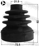 Febest 0215-C11XT Boot Inner CV Joint Kit 72.5X92X21.5